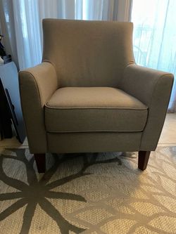 Accent Arm Chair in Stone Grey
