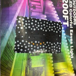 200FT Permanent Outdoor RGB Lights,IP67 Waterproof Smart LED Eaves Lights with App/Remote Control,for Christmas and All Holiday Decor,Daily and Accent