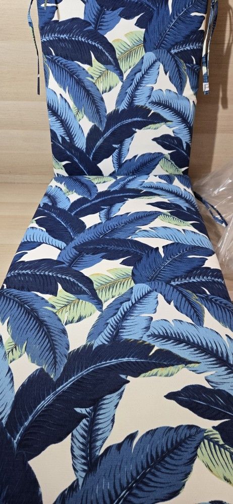 Outdoor Chaise Lounge Cushions X2