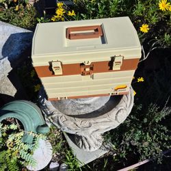 Vintage Plano, made in USA  757 tackle box. Like New!