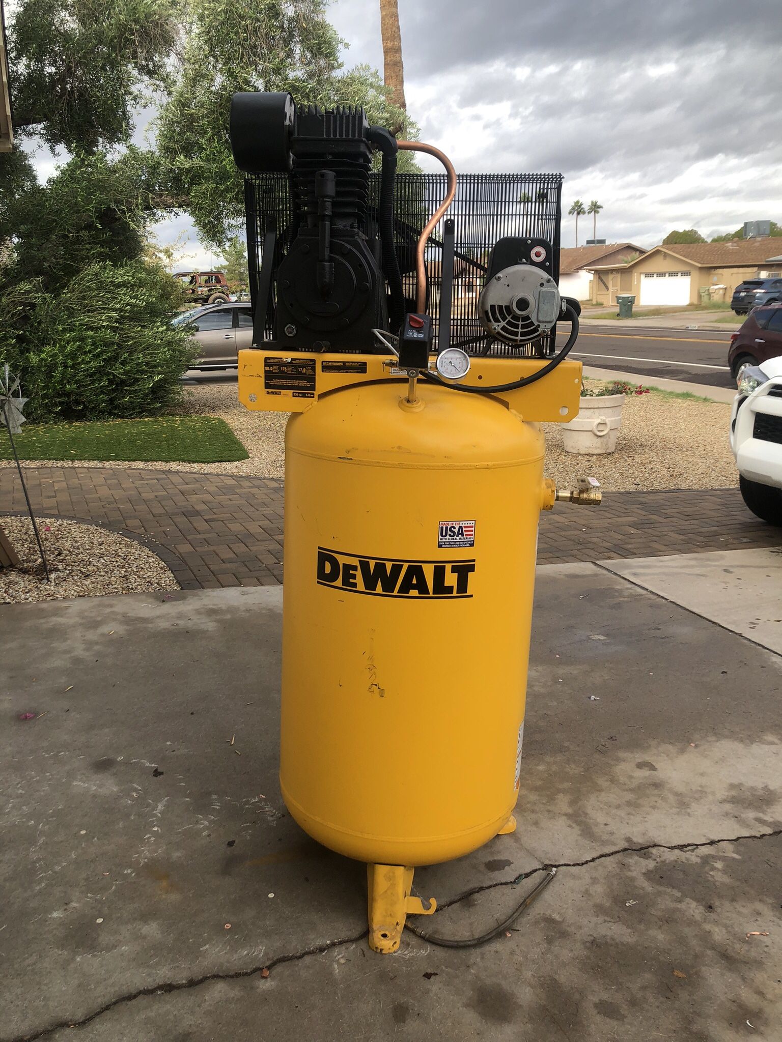 DeWalt Air Compressor-80 Gallon-17 cfm