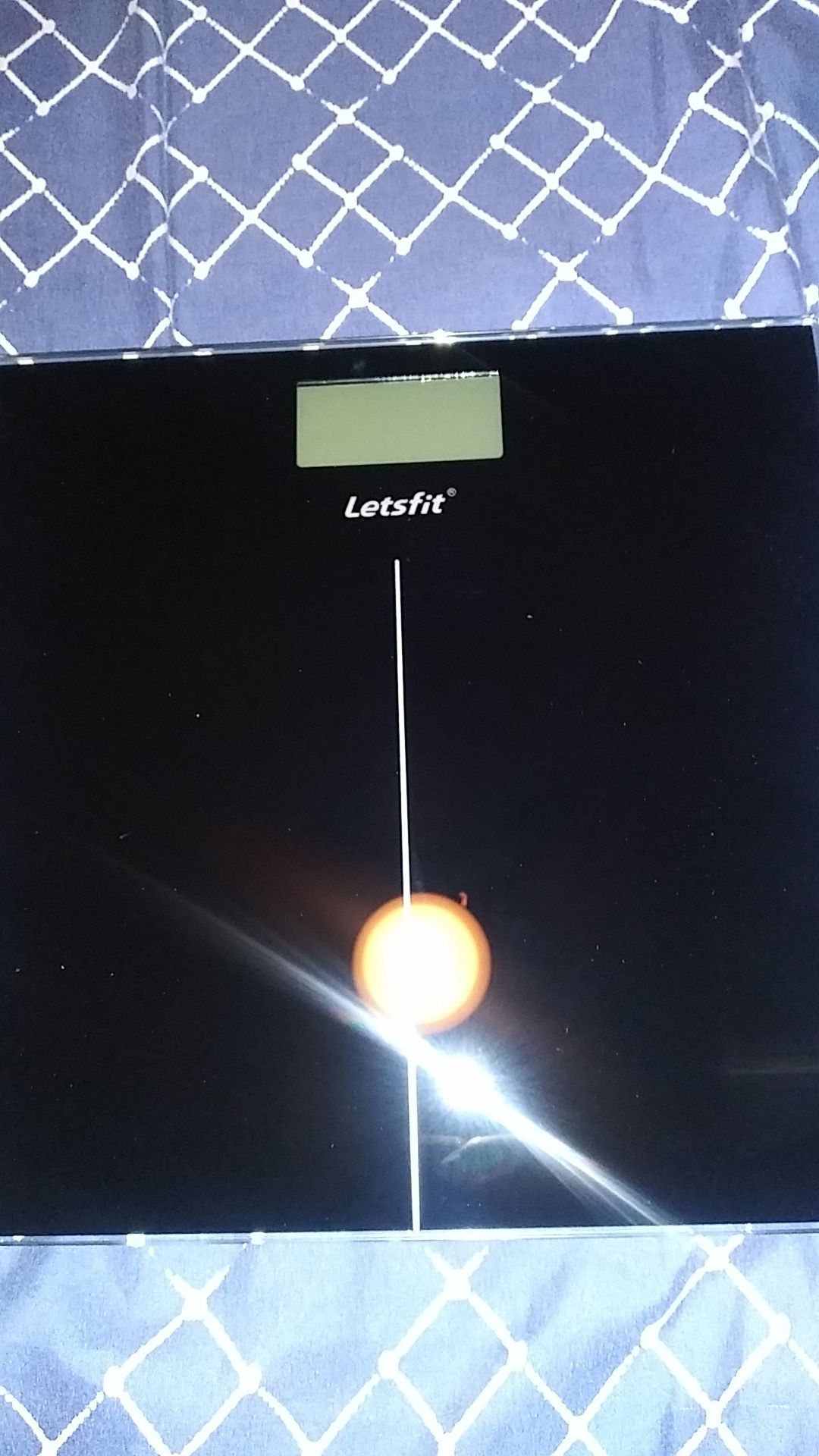 Digital Bathroom scale 400lb lcd display color black