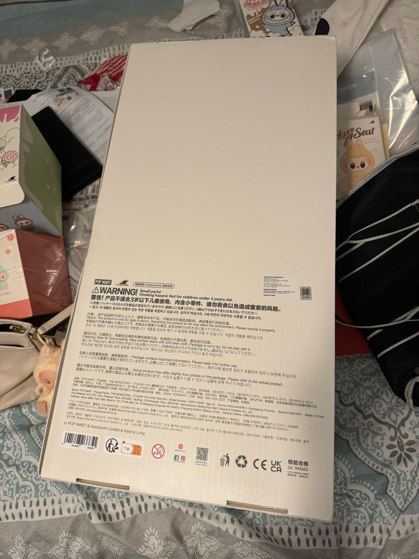 Popmart Jumbo Mega Labubu the monsters Labubu Collectibles