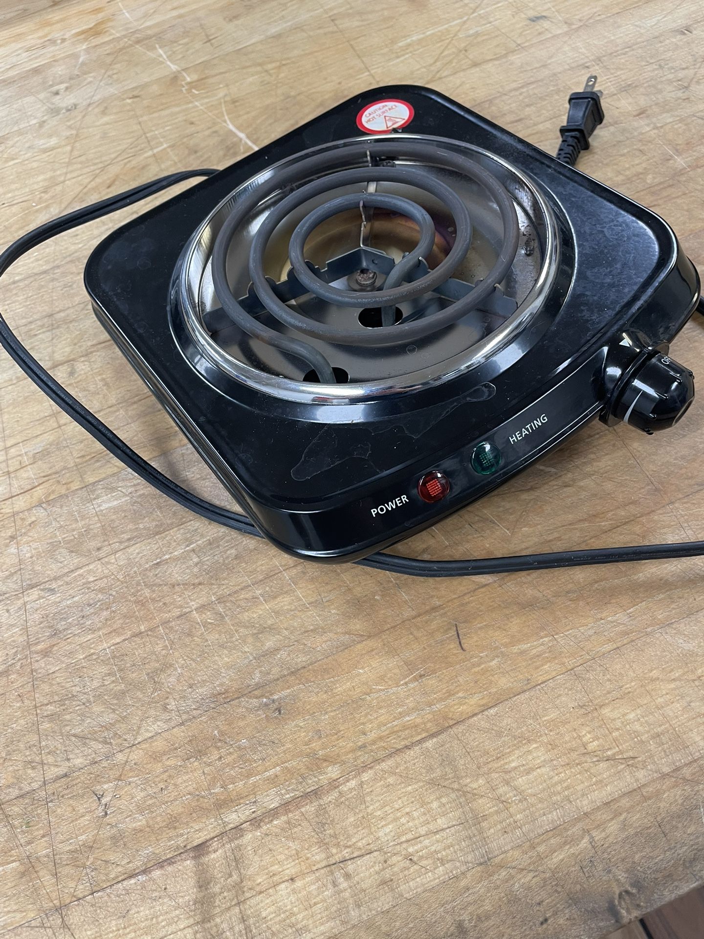 Single Burner Portable Electric Oven