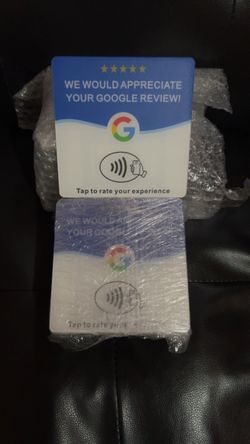 GOOGLE REVIEW CARDS FOR BUSINESSES