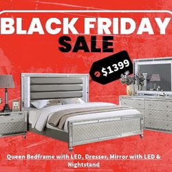 4PC Queen Bedroom Set