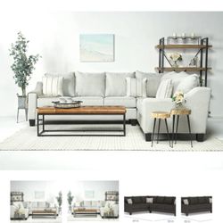  Modern Gray Sectional Sofa