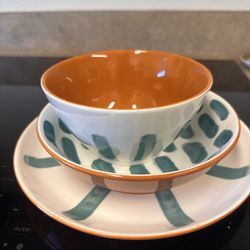 Wild sage microwave and dishwasher safe dish