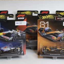 Hot Wheels F1 2025 Complete Set of 5;McLaren,Racing Bull,Merc,MoneyGram NEW Seal