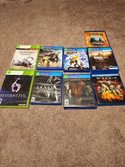 PS4, Xbox360 games and movie bundle