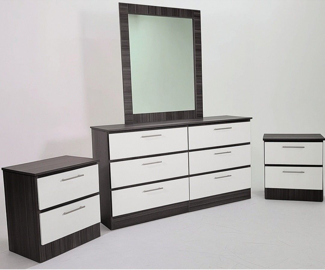 Dressers with Mirror and Nightstands ⚜️ Cómodas con Espejo y Mesitas de Noche 🚚[Fast-Delivery]💨