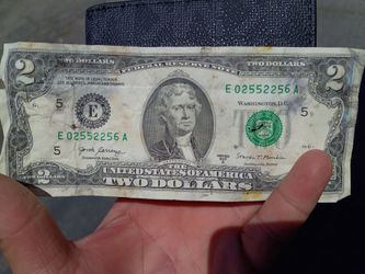 Rare 2$ dollar bill