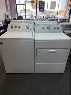 Whirlpool washer and dryer