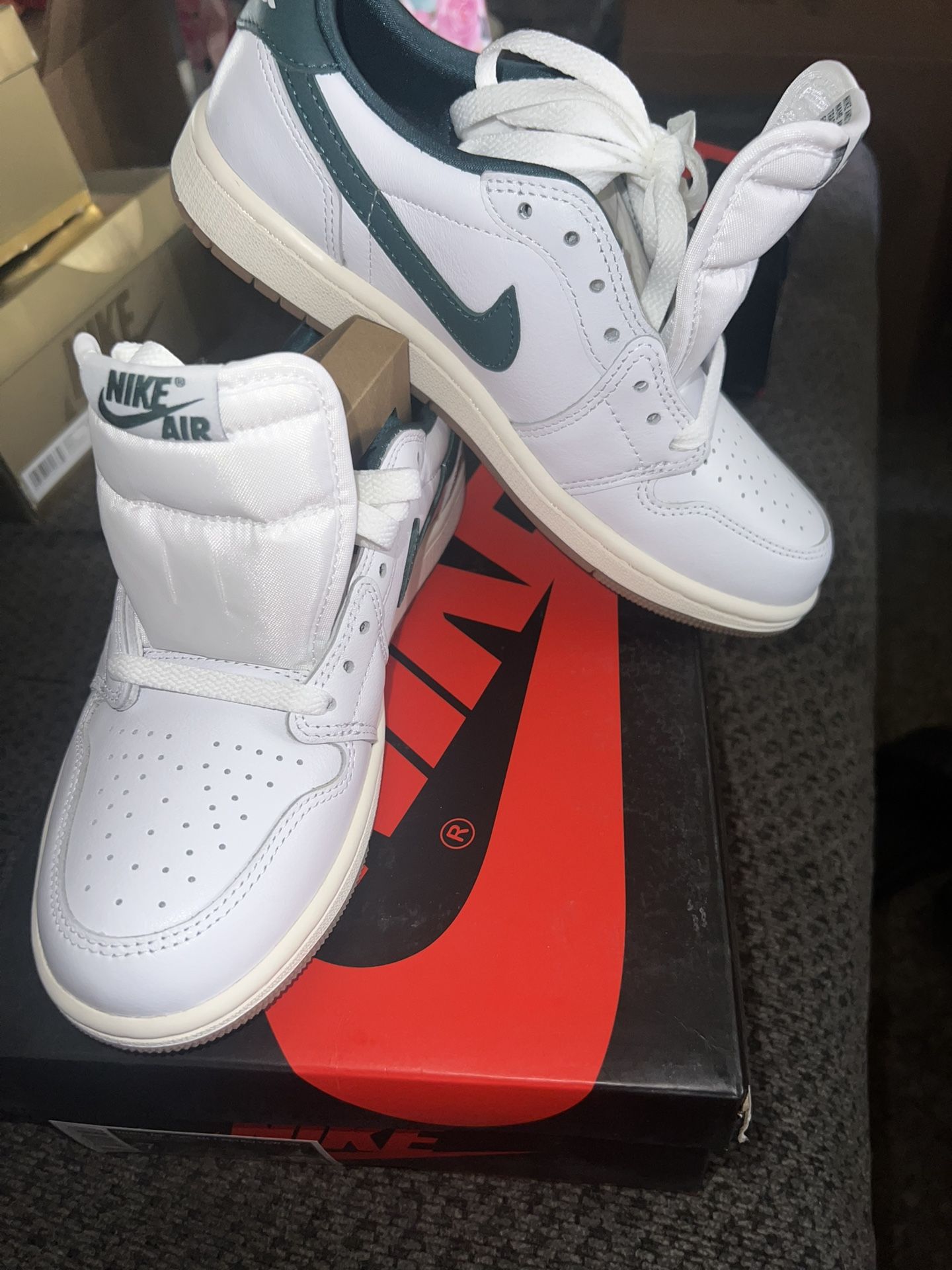 Air Jordan 1 Retro Low OG Oxidized Green Size 7w