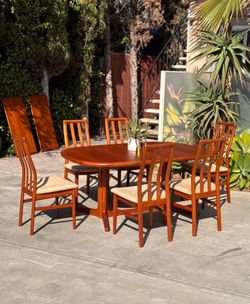 MCM 9-Piece Danish Teak Dining Set - Valentinsen & Schou Andersen