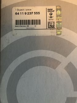 Bmw Cabin Filter Original 