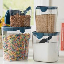 Set  De Recipientes Azules Princess House 