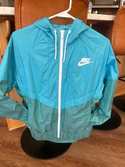 Nike Windbreaker Jacket Teal Two-Tone
