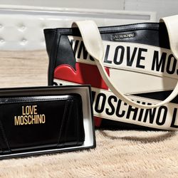 Moschino Bag And Wallet