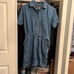Gloria Vanderbilt Denim Romper 