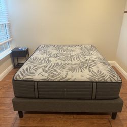 Queen mattress and Bed Frame 