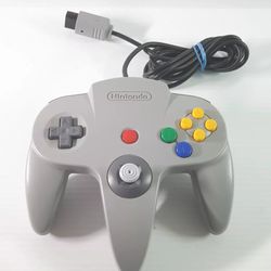 Nintendo 64 N64 Gray Controller Authentic OEM Tested & Working