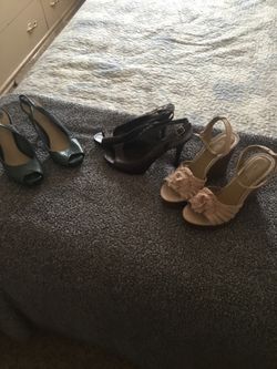 3 pairs of shoes