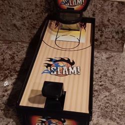 Basketball Coin Shooter Plastic Bank