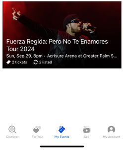 Fuerza Regida, Sep 29, Palm Springs.