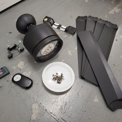 5 Blade Ceiling Fan With Led Light And Remote