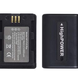 Docooler NP-FV5 Plus Rechargeable Camcorder Battery Pack 3.7V 2000mAh Battery for Sony DV for Andoer 524KM 4K WiFi 1080P Digital Video Camera