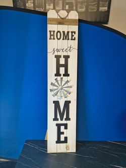 Home Sweet Home (48x10 inch) Wooden Stand Up Sign