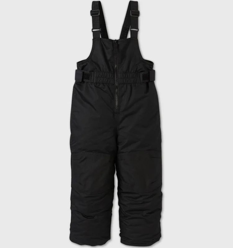 Cat & Jack 2T Black Snow Bibs