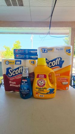 Household Bundle – Scott, Arm & Hammer, Crest, Scope