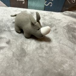 1996 Thailand McDonalds Happy Meal Animal Pals RHINOCEROS Plush Toy