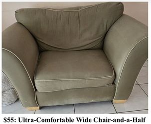 Wide chair-and-a-half