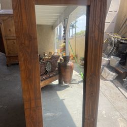 Rustic Pine Mirror