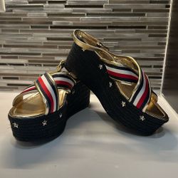 Tommy Hilfiger Woman Wedged Size 7 1/2