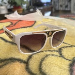 Versace White Sunglasses