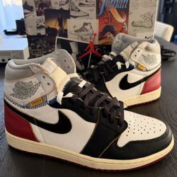 Nike Jordan 1 Union LA Black Toe Autuentic