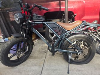 Deepower Fat Tire Electric Bike Moped Style