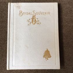 Antique 1894 American Tract Society Bridal Souvenir Booklet 
