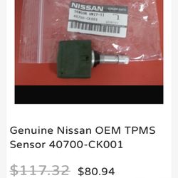 Tire Pressure TPMS Sensors