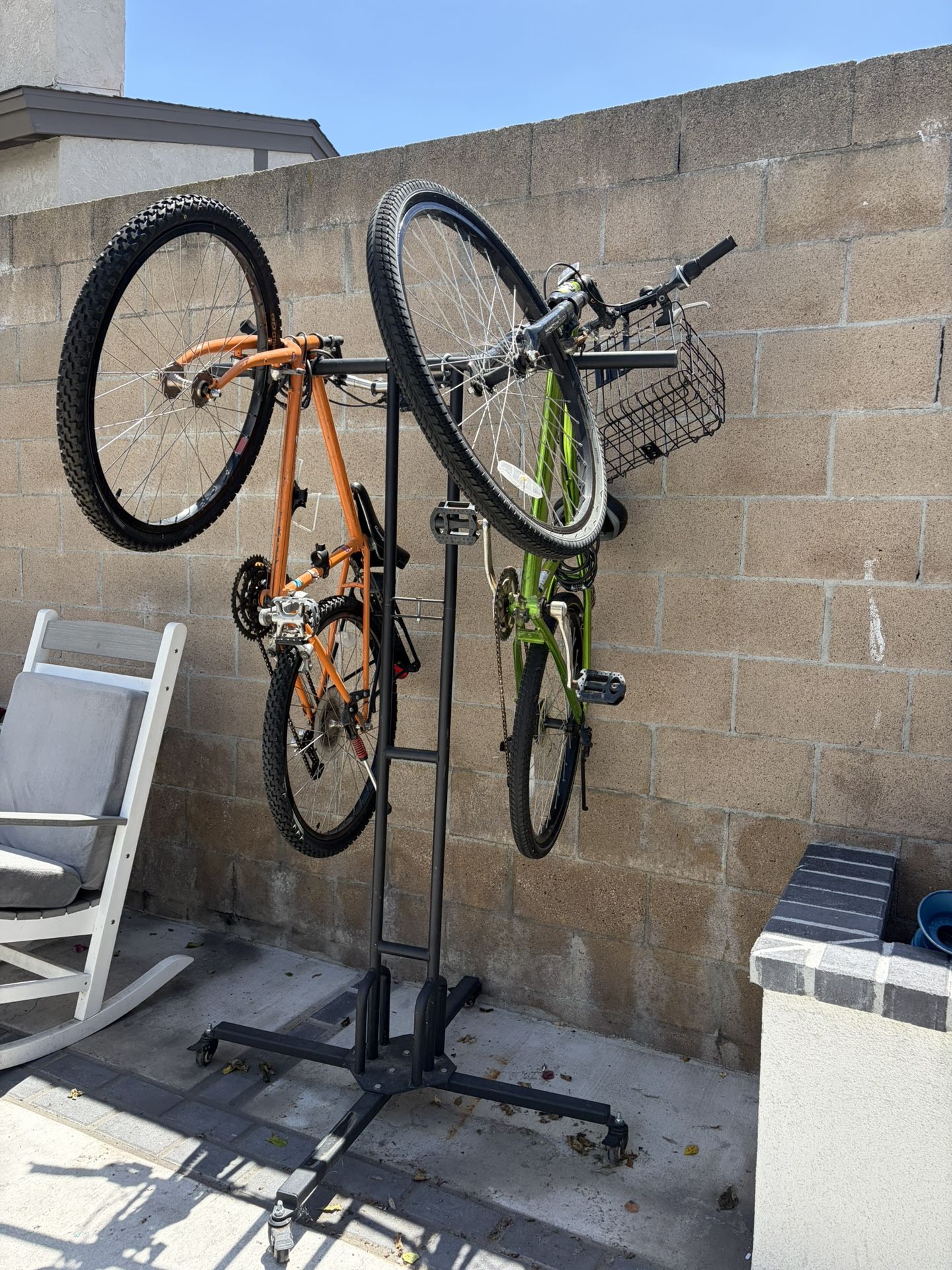 Bikes And Bike Rack