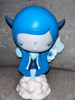 Cute Blue Girl Figure