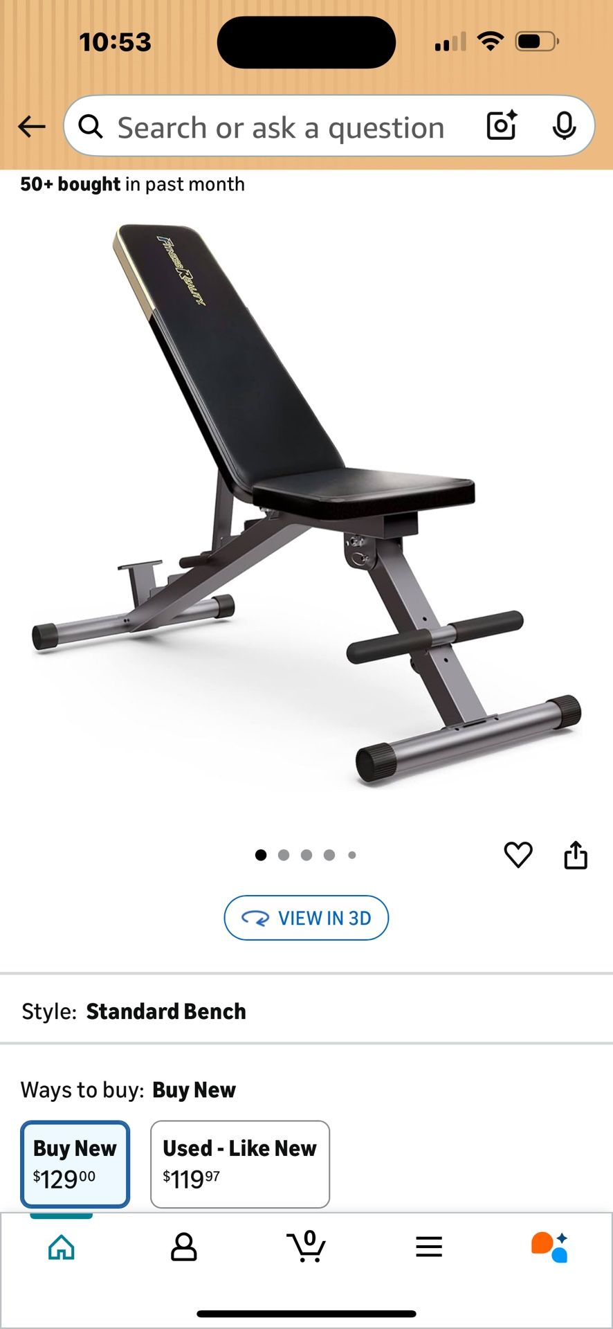 Brand New Fitness Reality Bench