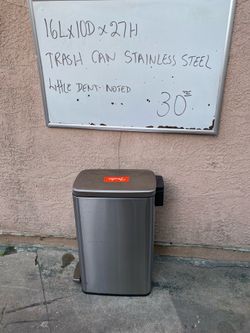 Trash Can Stainless Steel Bote De Basura
