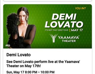 Demi Lovato tickets cheap