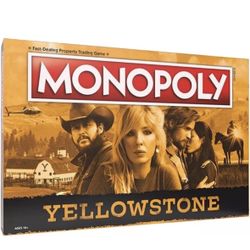 Monopoly: Yellowstone TV 2023 Edition-New Open Box Contents Inside Remain Sealed