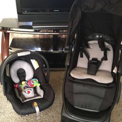 Car seat and stroller LE Trio Travel System in Genesis